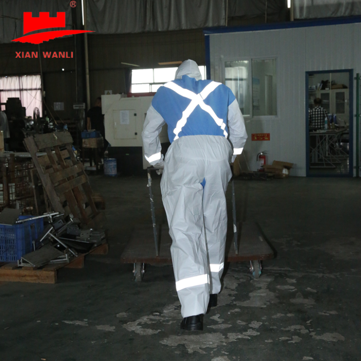 TYPE 5 And 6 Microporous Coverall Reflective Taped